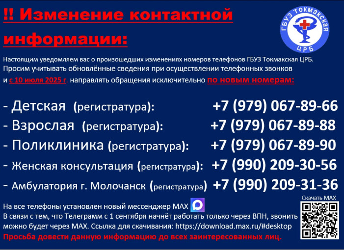 !! Изменение контактной информации: !! Изменение контактной информации:.